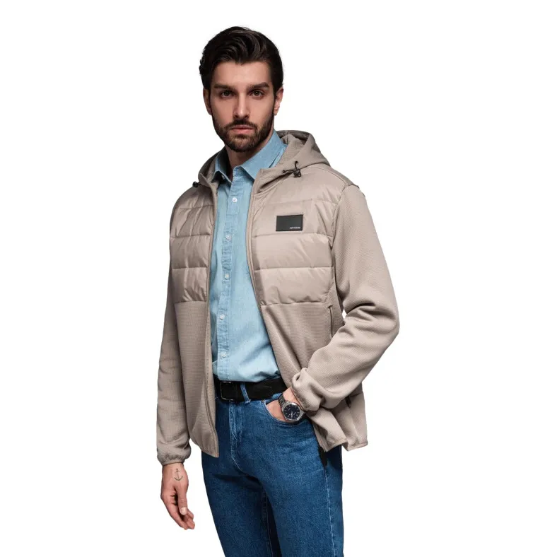 Men's brown jacket Munt V3 OM-JANP-0160