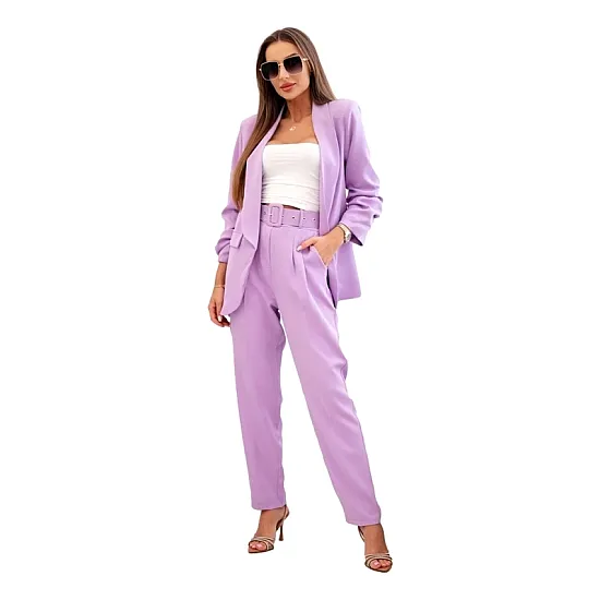 Elegantiškas moteriškas violetinės spalvos komplektas Silva 31817