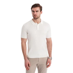Vyriški balti polo marškinėliai Azir