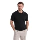 Vyriški juodos spalvos polo marškinėliai Swing