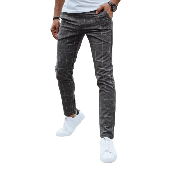 Vyrisškos tamsiai pilkos kelnės Optin UX4396