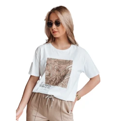 Moteriški balti marškinėliai Nivi