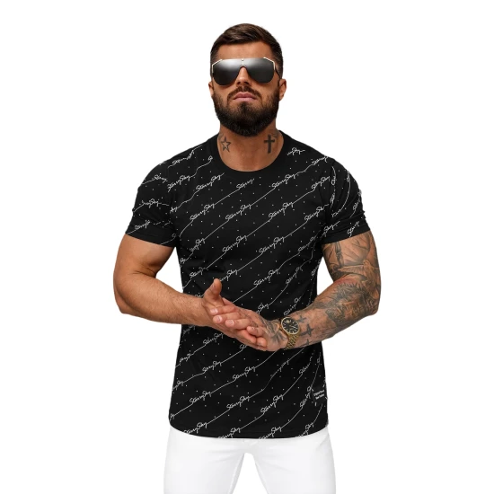 Vyriški juodi marškinėliai Stary