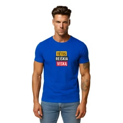 Mėlyni marškinėliai Tėtis reiškia viską