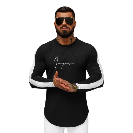 Juoda vyriška palaidinė Pero Džemperiai