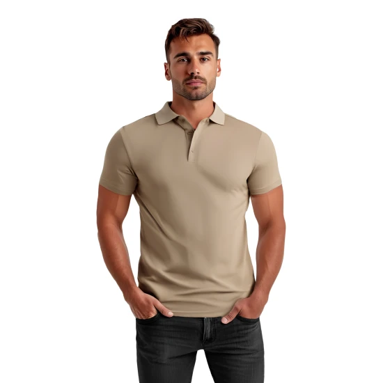 Vyriški rudi polo marškinėliai Casual JS/8T80