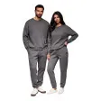 Унисекс-костюм для отдыха серого цвета Couple