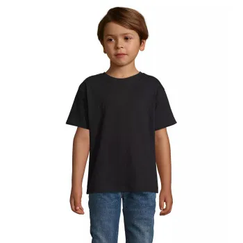 Vaikiški unisex juodos spalvos marškinėliai Kids