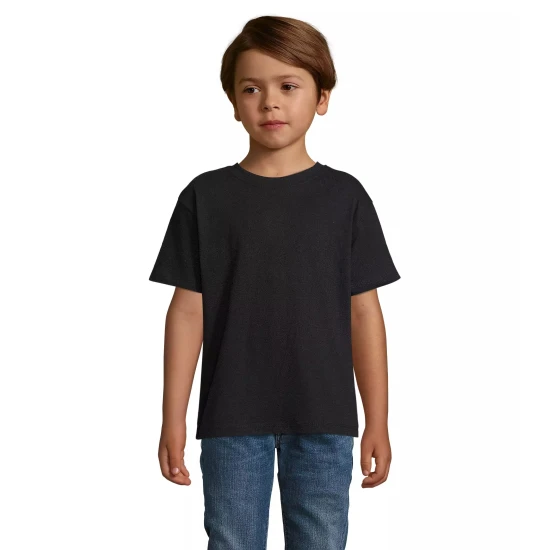 Vaikiški unisex juodos spalvos marškinėliai Kids KIDS11970