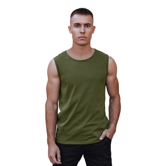 Vyriški chaki spalvos marškinėliai Lock Marškinėliai