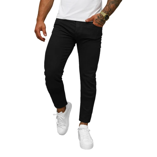 Vyriški juodi džinsai Novak Kelnės