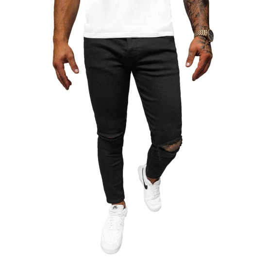 Vyriški juodi džinsai Santos Kelnės