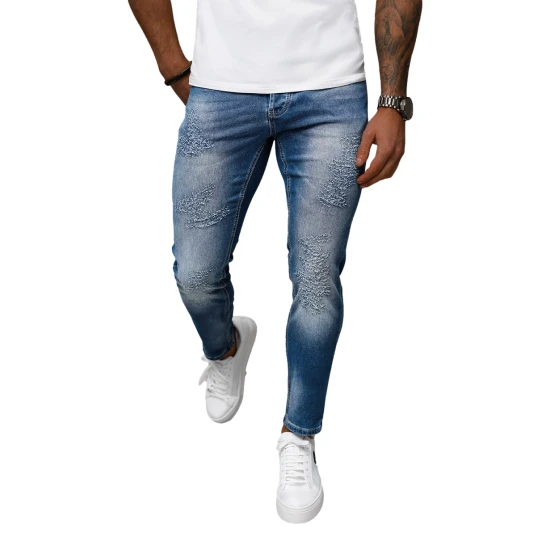 Vyriški mėlyni džinsai Monter
