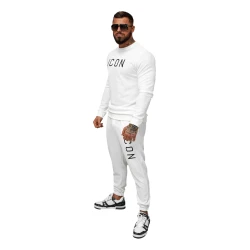 Vyriškos baltos sportinės kelnės Icon