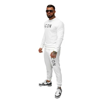 Мужские белые спортивные брюки Icon