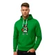 Vyriškas žalias džemperis su gobtuvu Žalia Balta PK4009