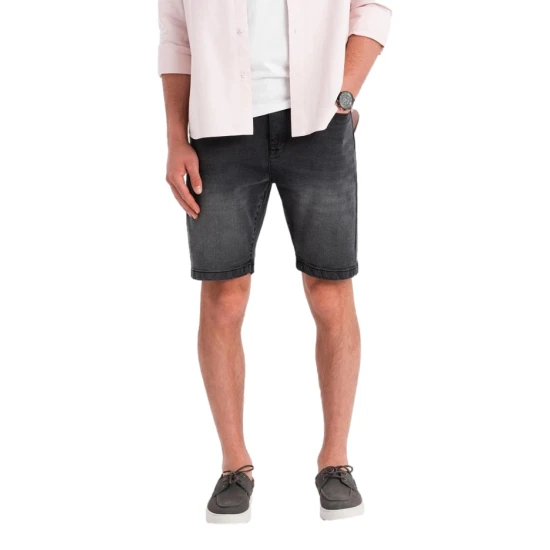 Vyriški juodi džinsiai šortai Celtic V4 OM-SRDS-0171