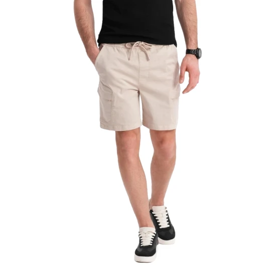 Vyriški rusvos spalvos šortai Stuart V1 OM-SRCG-0194