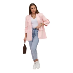 Moteriškas šviesiai rožinis švarkas Florita