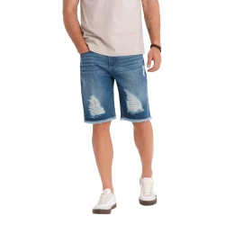 Vyriški mėlyni džinsiniai šortai Urban