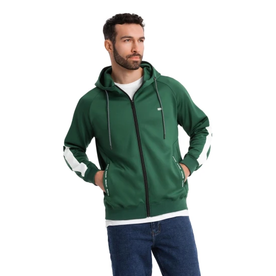 Vyriškas žalias džemperis Dan V7 OM-SSZP-0210