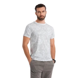 Vyriški baltos spalvos marškinėliai Bracon