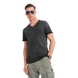 Vyriški juodos spalvos marškinėliai Montel