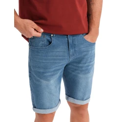 Vyriški mėlyni džinsiniai šortai Ragat