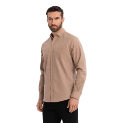 Vyriški šviesiai rudos spalvos marškiniai Arlas