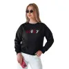 Women's black jumper Trusty BY1408