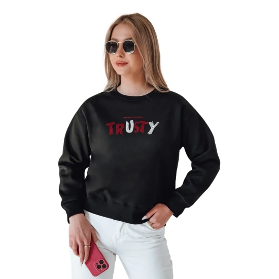 Moteriškas juodas džemperis Trusty BY1408