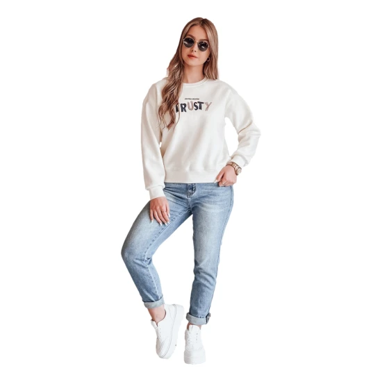 Moteriškas baltas džemperis Trusty BY1411