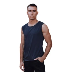 Vyriški tamsiai mėlynos spalvos marškinėliai Lock