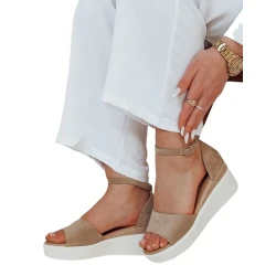 Moteriškos rudos basutės Lumisun