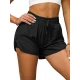 Moteriški sportiniai juodi šortai Boni