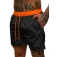 Vyriški šortai juodi/oranžiniai Renald Šortai | Bridžai