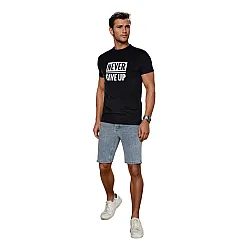 Vyriški šviesiai mėlyni džinsiniai šortai Jack