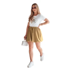 Moteriškas rudas sijonas Puffella