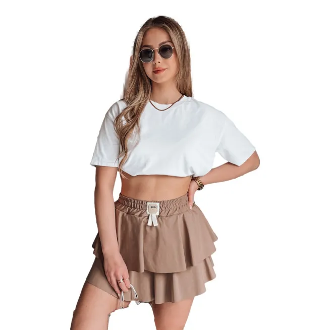 Naisten ruskea minihame Falbela CY0498