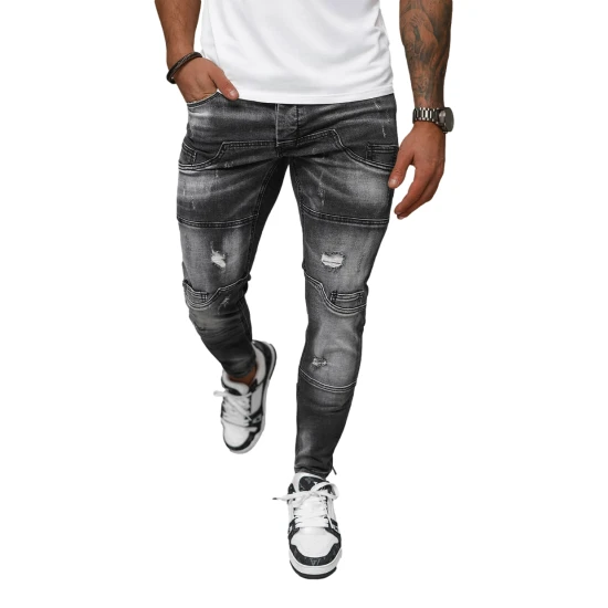 Vyriški juodos spalvos džinsai Apol NB/MP0155N