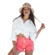 Женские розовые джинсовые шорты Sunylook