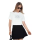 Moteriški balti marškinėliai Lyse RY2524