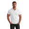 Vyriški balti polo marškinėliai Casual