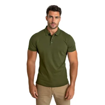 Vyriški chaki polo marškinėliai Casual