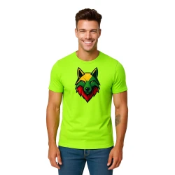 Vyriški žali noeniniai marškinėliai Vilkas