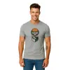Jasnoszara koszulka męska Skull and Ball PK4022