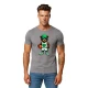 Vyriški pilki marškinėliai Meškinas be džemperio