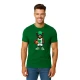 Vyriški tamsiai žali marškinėliai Meškinas be džemperio