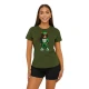 Moteriški chaki marškinėliai Meškutė