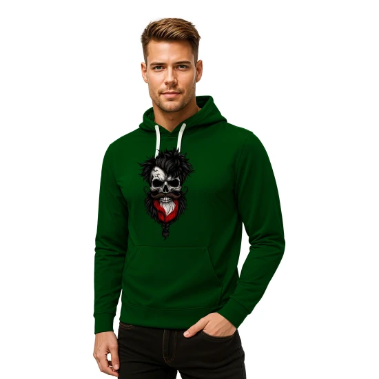 Vyriškas žalias džemperis Lenkija kaukolė PK4039